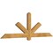 Ekena Millwork Kennewick Rough Sawn Timber Gable Bracket, Western Red Cedar, 72"W x 24"H x 2"D x 4"F, 8/12 Pitch GBW072X24X0204KEN00RWR - alternate 3